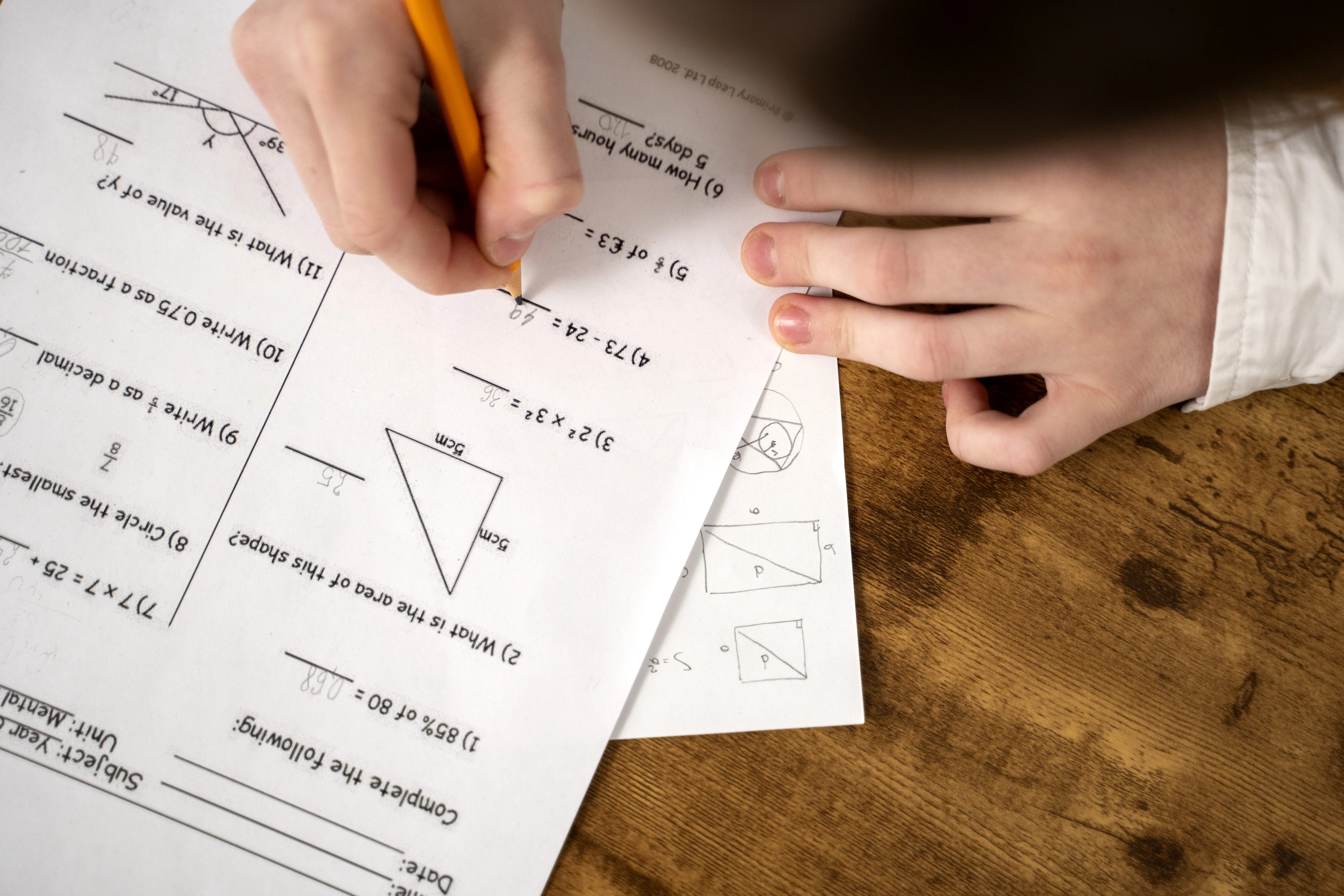 sale factor in geometry with triangles