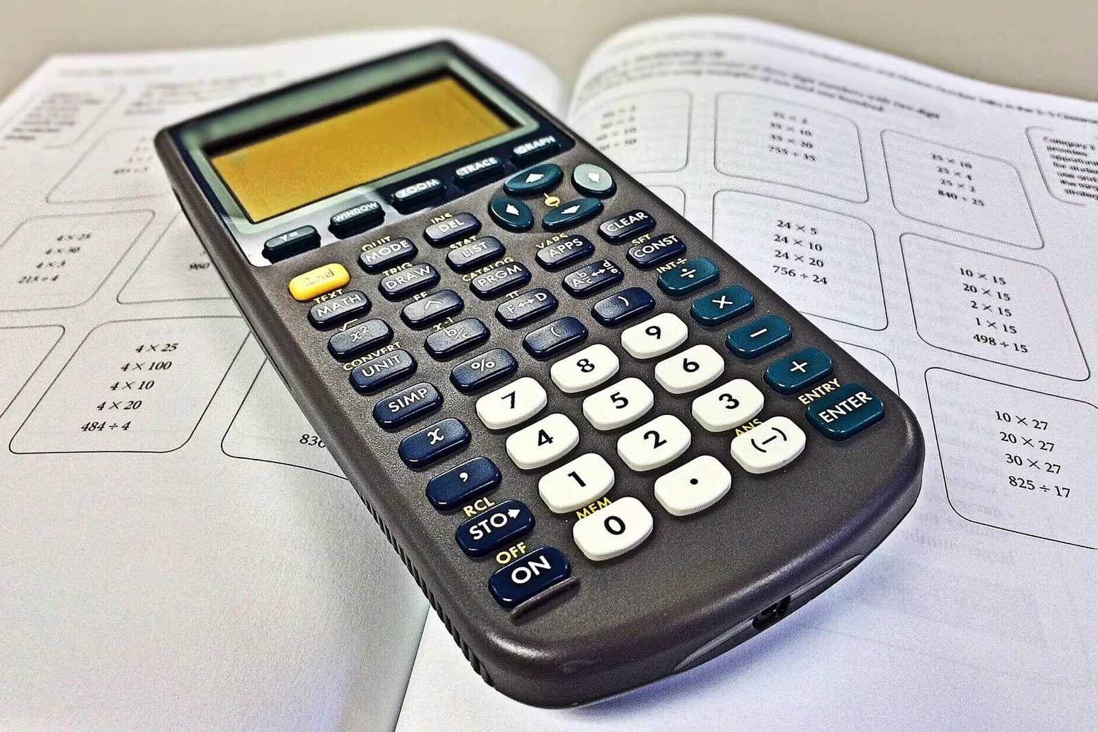 What ACT Math covers - graphing calculator used for exam practice