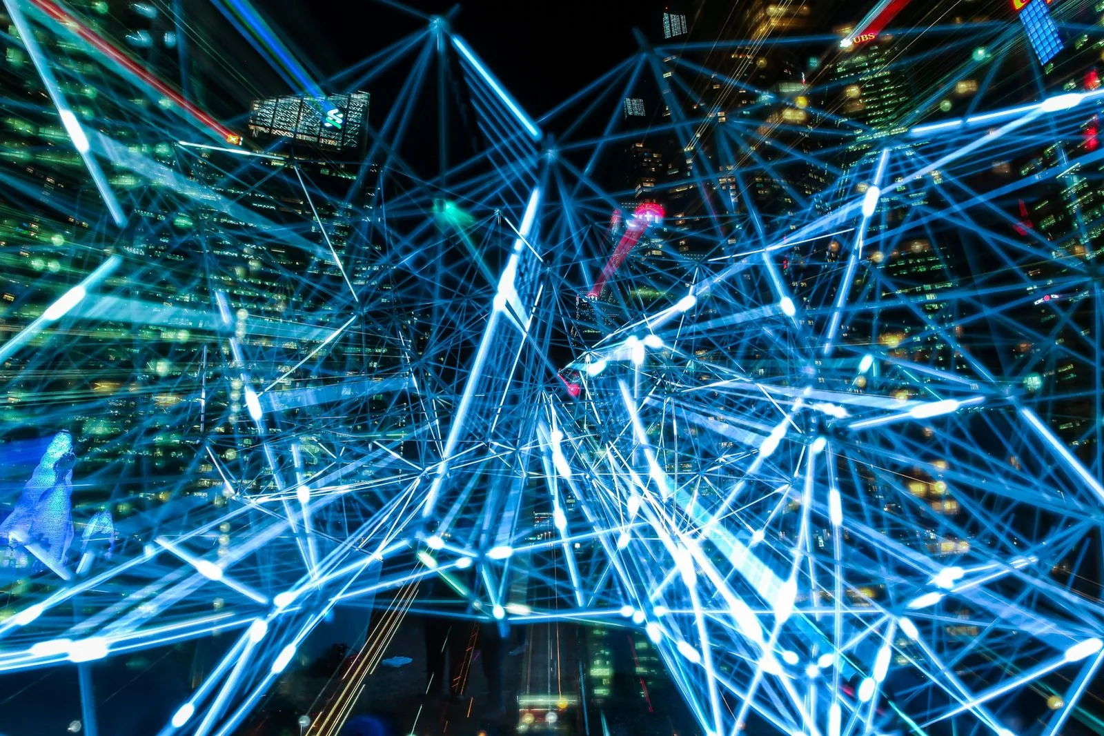 What AP Computer Science A covers - algorithms and data structures visualised as a network