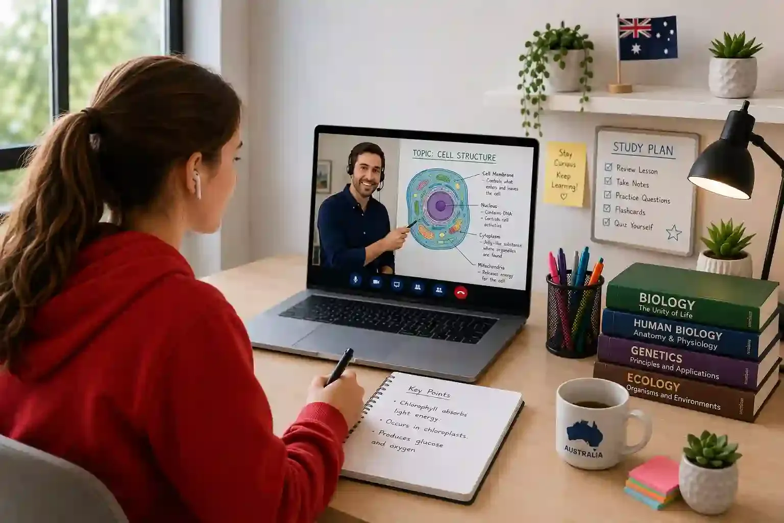 Online Biology tuition for Australian students