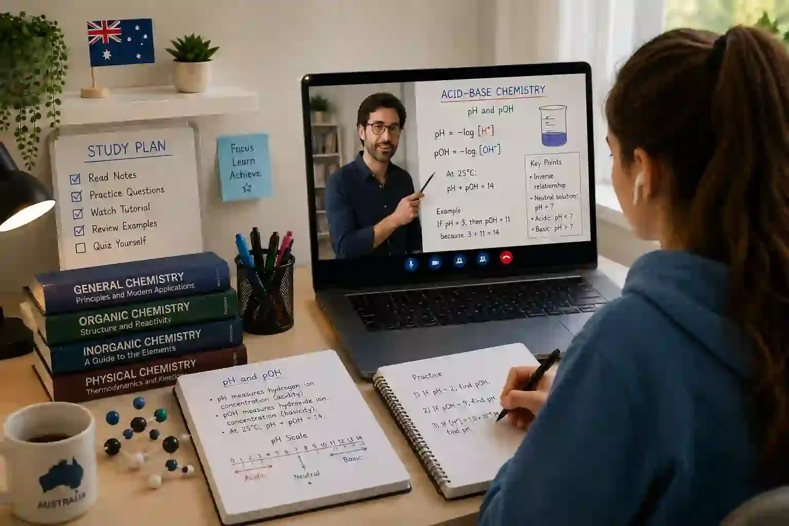 Online Chemistry tuition for Australian students