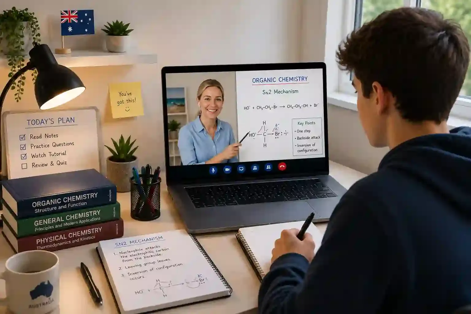 Online Chemistry tutor for Australian students