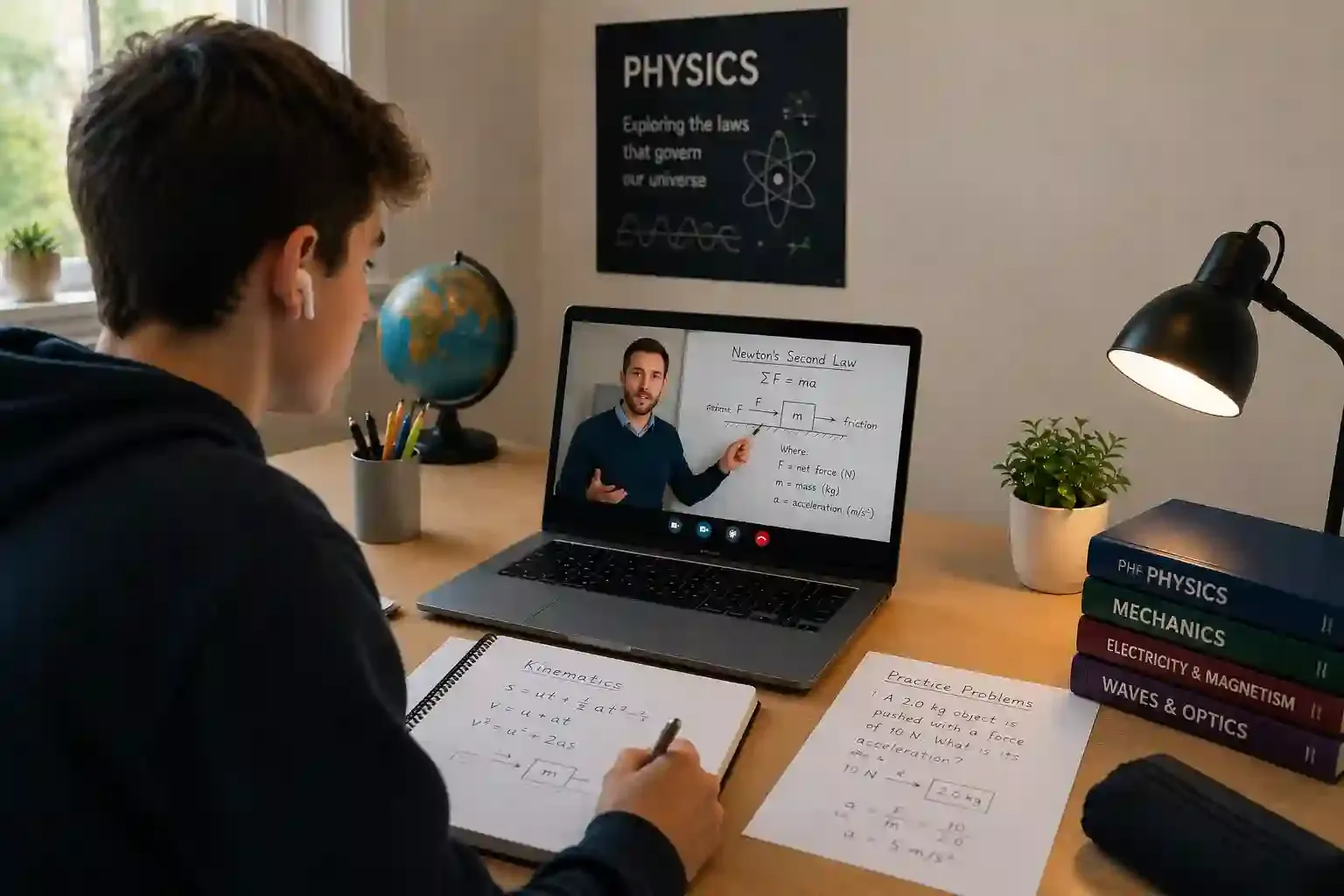 Online Physics tutor for Australian students