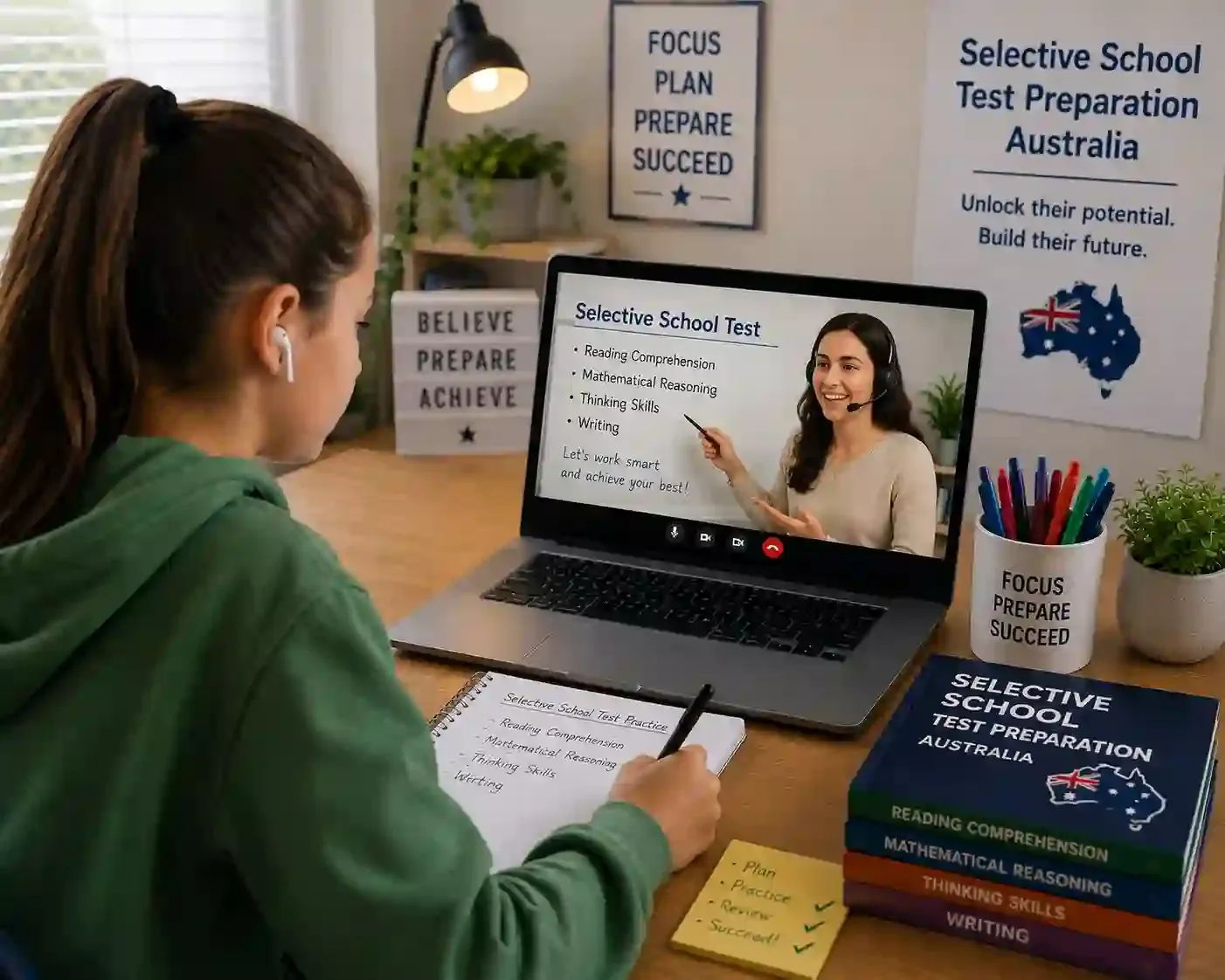 Online Selective School Test Tutor for Australian Students