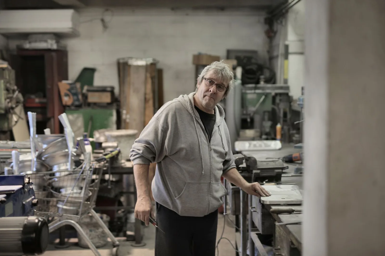 Expert FIRST Robotics coach - machining parts during the build season