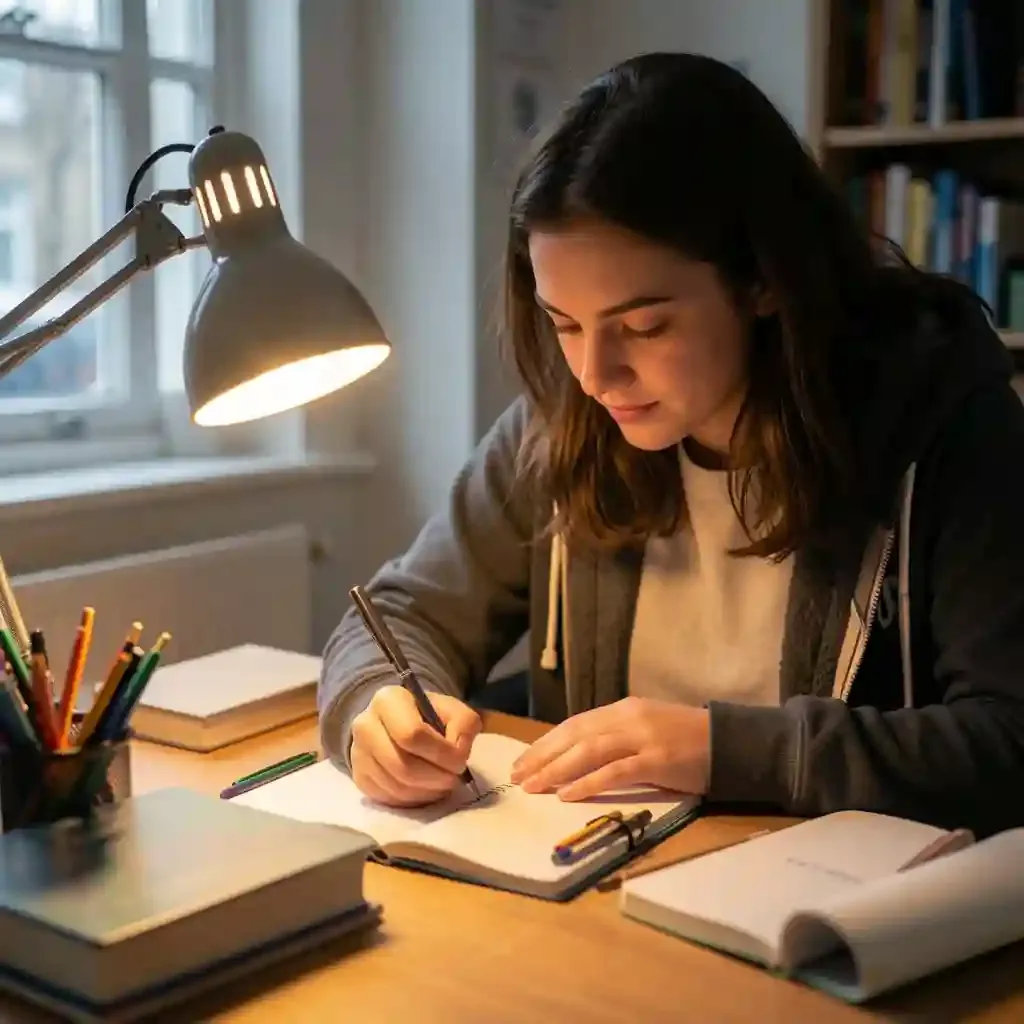 KS3 English Literature tutor supporting a student one-to-one