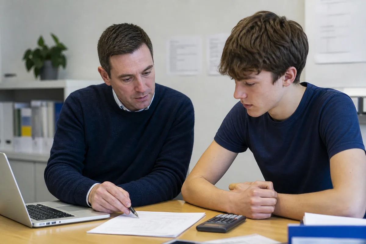 National Level tutor supporting an S4-S6 student one-to-one