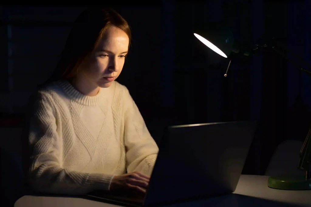 Student attending online MCAS prep tutoring from home